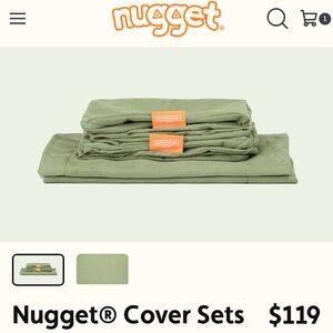 Nugget Comfort Bamboo Cover Set